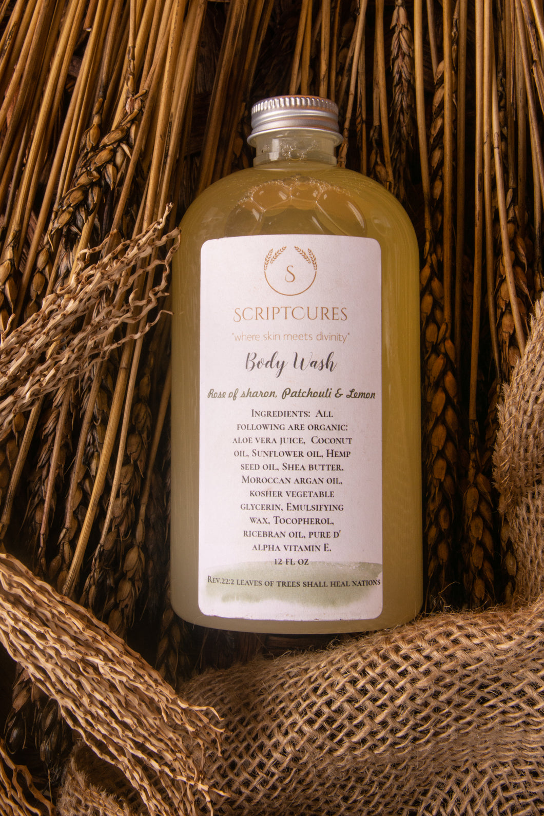 Rose of Sharon,Patchouli & Lemon Body Wash